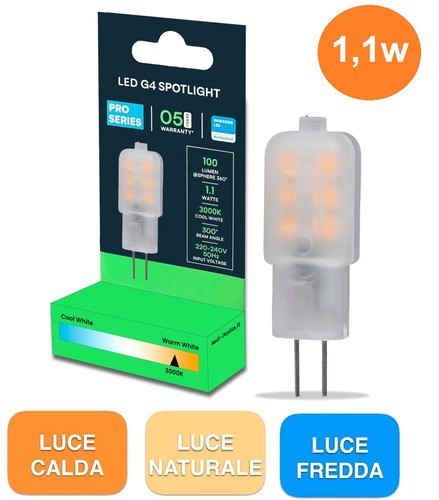 Lampadine led 12v g4 - lampadine, 1,1w