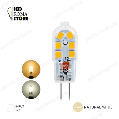 Lampadina led dc 12v - g4, 2w